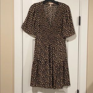 COPY - Rebecca Taylor Floral smocked dress with pockets